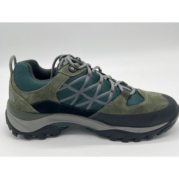 The North Face Mens Size 9 Single Left Hiking Shoe Vibram Sole Green - Picture 3 of 7